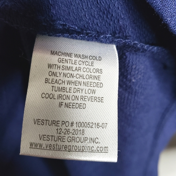 Status By Chenault Womens Twist Front V-Neck Pullover Navy Blue Top Size XXL NWT - Picture 9 of 13